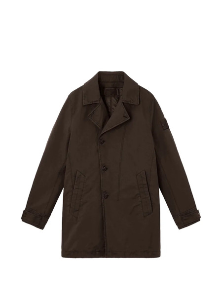  Stone Island Buttoned Patch Coat - Brown 
