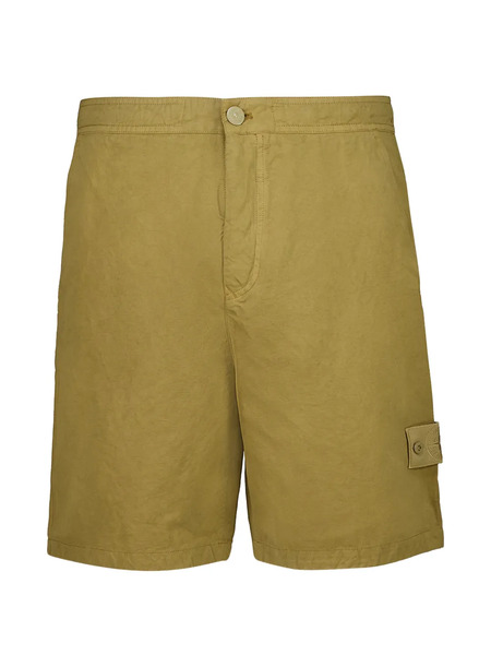  Stone Island Compass-badge Bermuda Shorts - Neutrals 