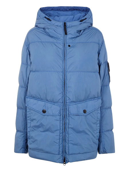  Stone Island Compass-badge Puffer Jacket - Blue 