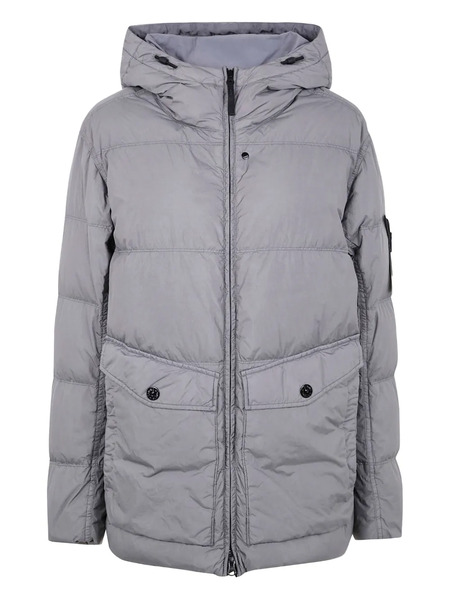  Stone Island Compass-badge Puffer Jacket - Grey 