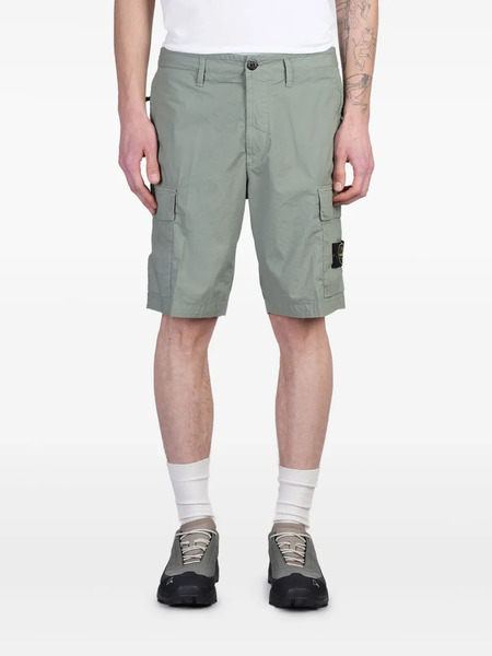  Stone Island Compass-badge Shorts - Green 