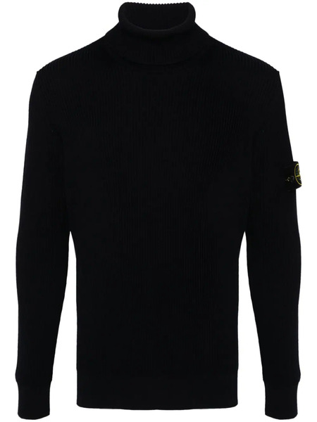  Stone Island Compass-badge Wool Jumper - Blue 