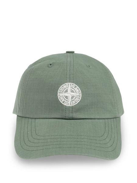  Stone Island Compass-motif Cap - Green 