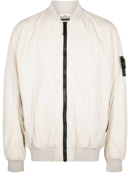  Stone Island Compass-patch Bomber Jacket - Neutrals 