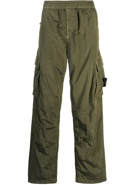  Stone Island Compass-patch Cargo Trousers - Green 