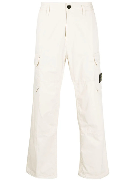  Stone Island Compass-patch Cargo Trousers - Neutrals 