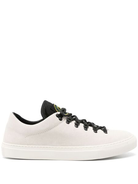  Stone Island Compass-patch Sneakers - Neutrals 