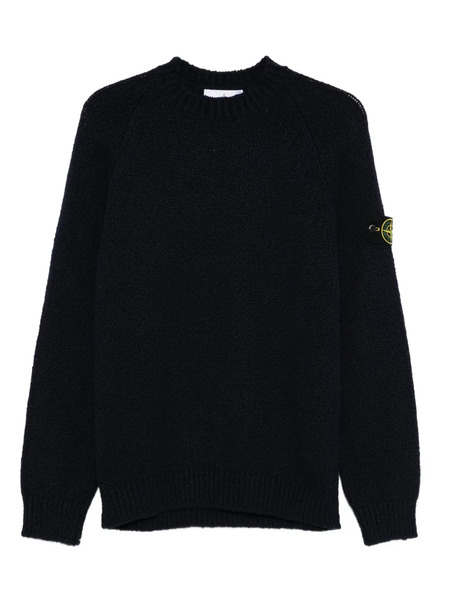  Stone Island Crew-neck Wool Sweater - Blue 
