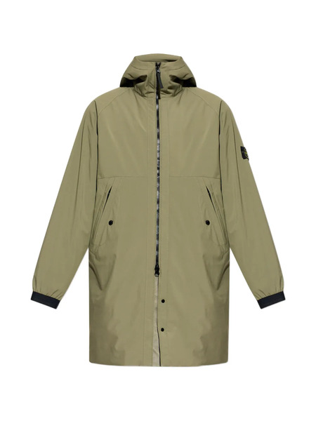  Stone Island Hooded Patch Jacket - Green 
