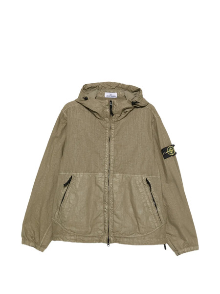  Stone Island Hooded Zip Jacket - Green 