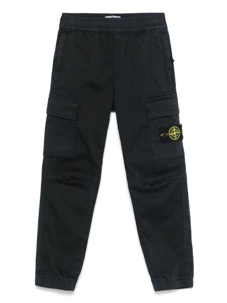  Stone Island Junior Compass-badge Cargo Pants - Blue 