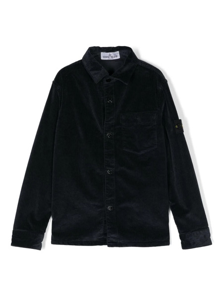 Stone Island Junior Compass-badge Overshirt - Blue 