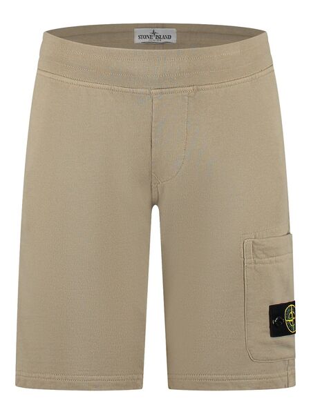  Stone Island Junior Compass-badge Shorts - Neutrals 