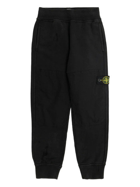  Stone Island Junior Compass-badge Track Pants - Black 