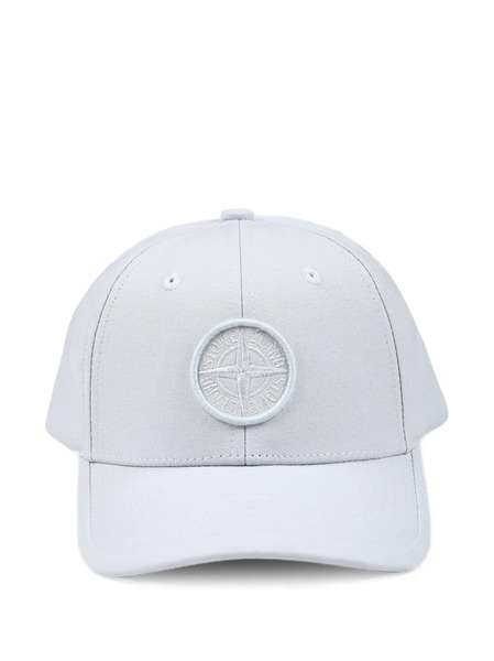  Stone Island Junior Compass-embroidered Cap - Blue 