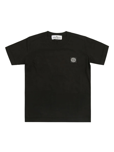  Stone Island Junior Compass-patch T-shirt - Black 