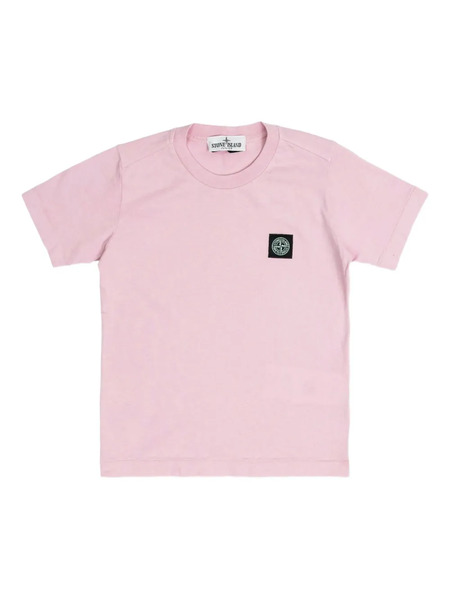 Stone Island Junior Compass-patch T-shirt - Pink 
