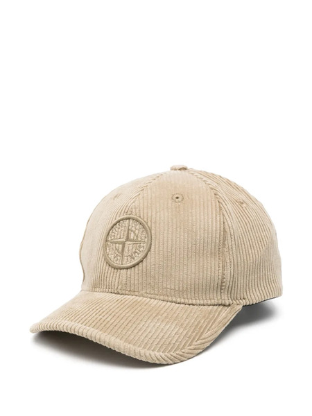  Stone Island Junior Corduroy-texture Cap - Neutrals 