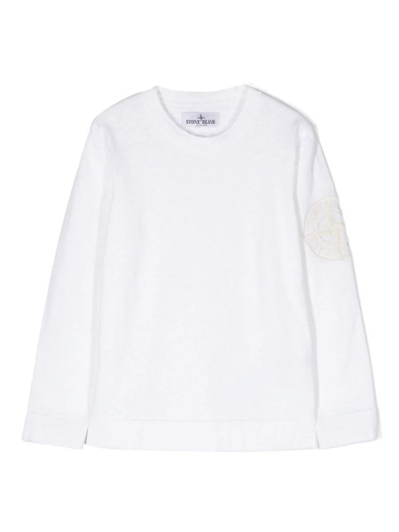  Stone Island Junior Embroidered-compass Jumper - Neutrals 