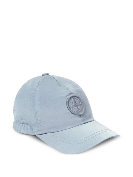  Stone Island Junior Logo Patch Baseball Cap - Blue 