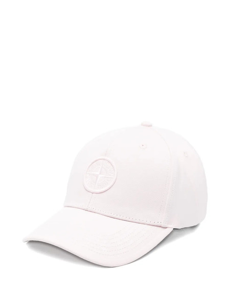  Stone Island Junior Logo Patch Cap - Pink 