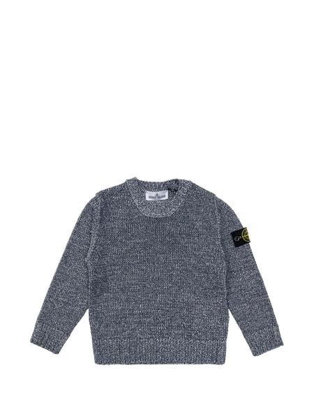  Stone Island Junior Logo-patch Sweater - Blue 