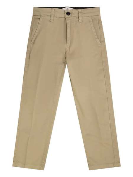  Stone Island Junior Logo-patch Trousers - Neutrals 
