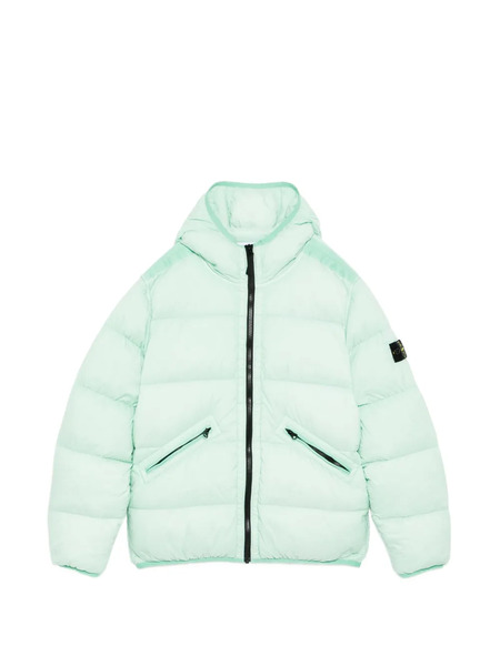  Stone Island Junior Logo-patched Jackets - Green 