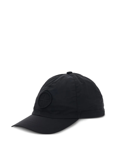  Stone Island Junior Patch Baseball Hat - Black 