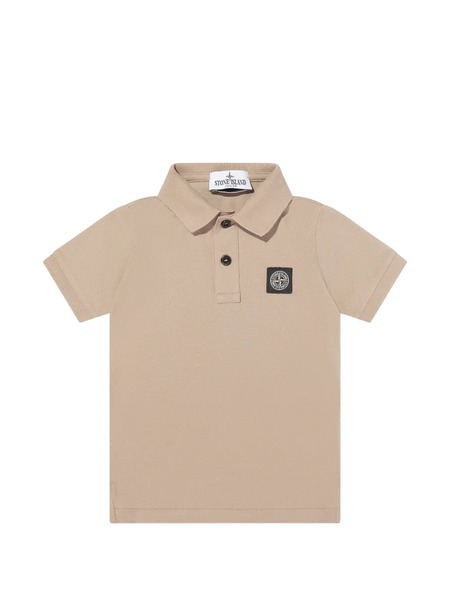  Stone Island Junior Patch-polo Shirt - Neutrals 