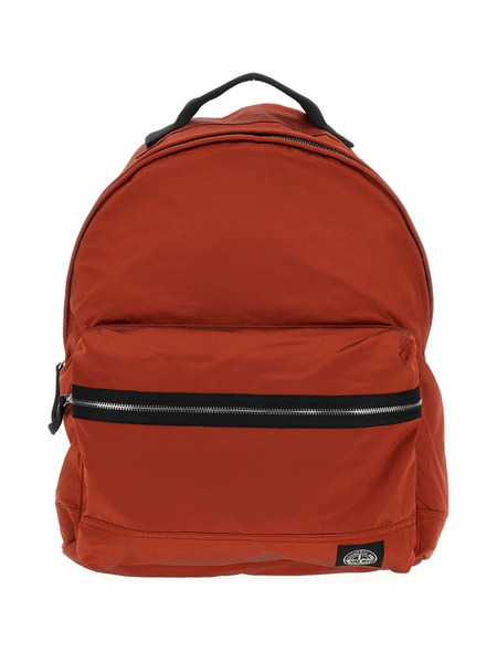  Stone Island Logo-appliqué Backpack - Red 