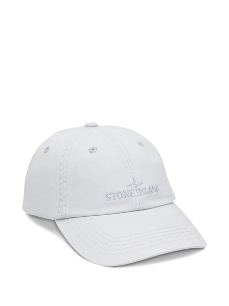  Stone Island Logo-embroidered Cap - Blue 