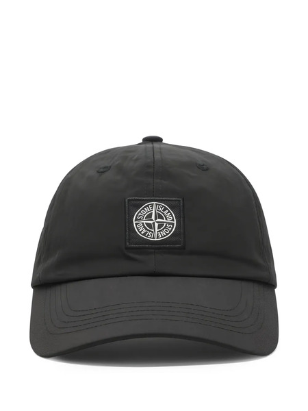  Stone Island Logo-patch Baseball Cap - Black 