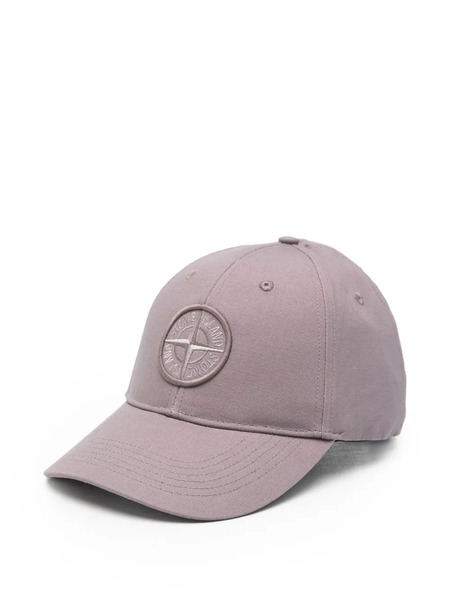  Stone Island Logo-patch Baseball Cap - Purple 