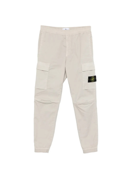  Stone Island Logo-patch Cargo Trousers - Neutrals 