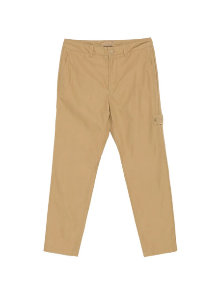  Stone Island Logo Patch Chinos - Neutrals 
