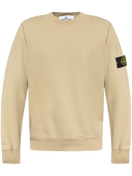  Stone Island Logo-patch Sweater - Neutrals 