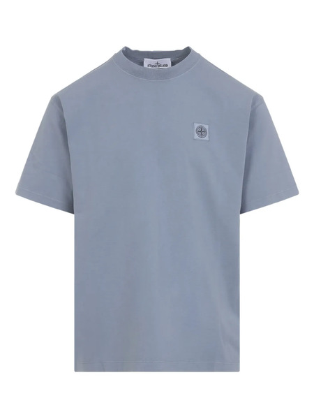  Stone Island Logo-patch T-shirt - Blue 
