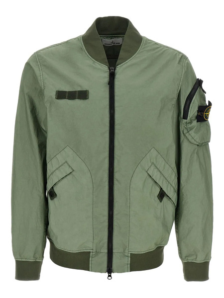  Stone Island Membrana 3l Tc Bomber Jacket - Green 