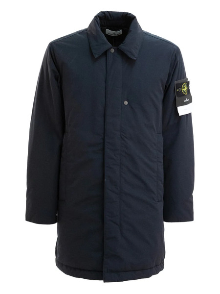  Stone Island Micro Twill Coat - Blue 