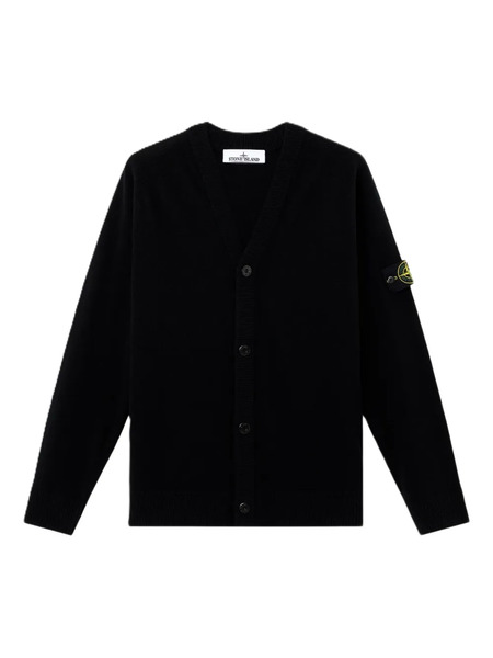  Stone Island Patch-pocket Cardigan - Black 