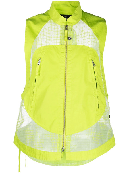  Stone Island Shadow Project Mesh-panel Vest - Green 