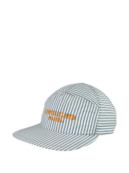  Stone Island Striped Cap - Blue 