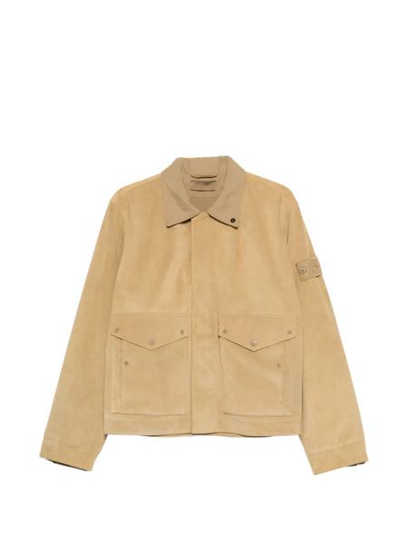  Stone Island Suede Jacket - Neutrals 