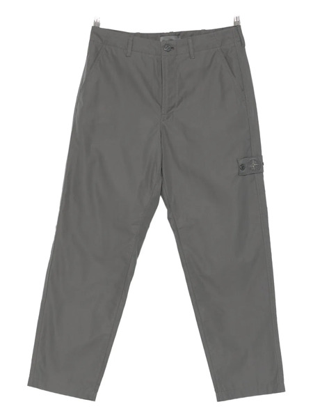  Stone Island Waterproof Cotton Trousers - Grey 