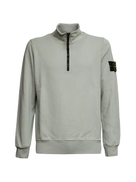 Stone Island Zip Fleece Sweater - Grey 