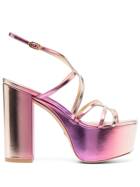  Stuart Weitzman Barelythere 145mm Platform Sandals - Pink 