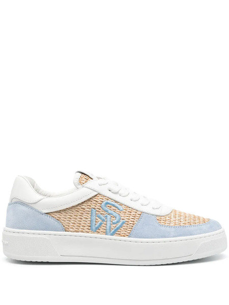  Stuart Weitzman Courtside Panelled Sneakers - Blue 