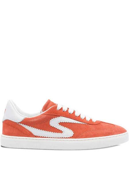  Stuart Weitzman Leather Sneakers - Orange 