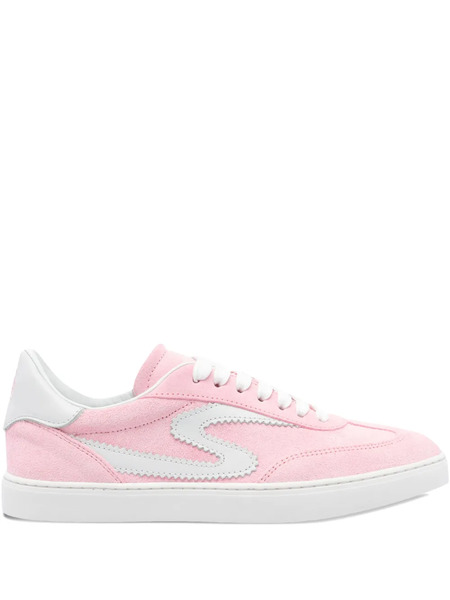  Stuart Weitzman Leather Sneakers - Pink 